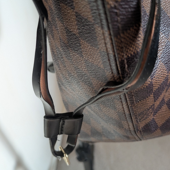 Louis Vuitton Neverfull MM Damier Ebene -Red Interior -Bag tote - Picture 12 of 16